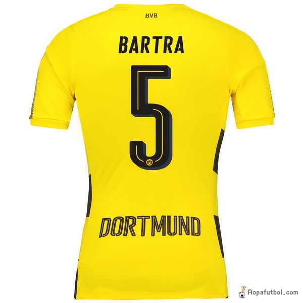 Camiseta Borussia Dortmund Replica Primera Ropa Bartra 2017/18